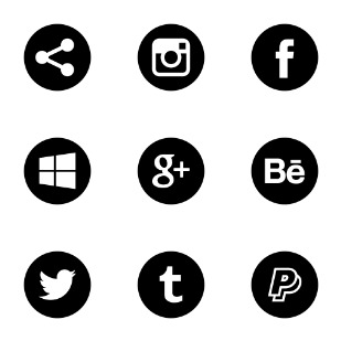 Glypho - Social and Other Logos icon sets preview