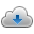 download, cloud, arrow icon