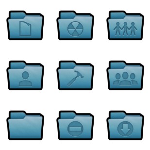 Mac Folders 2 icon sets preview