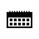 Annual calendar icon