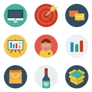 Ball icon sets preview