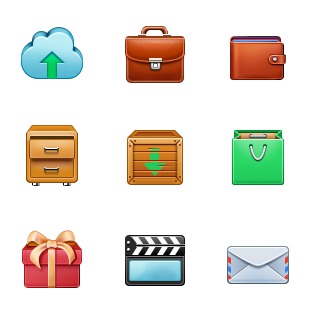 Business icon sets preview