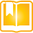 Basic, Book, Bookmark, Open, Yellow icon