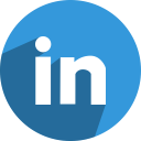 social, linkedin, in, media, network, link, linked icon