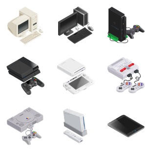 GameDevTycoon - Platforms icon sets preview