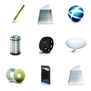 Aerial icon sets preview