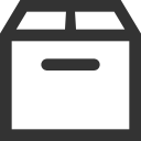 Objects box copyrighted icon
