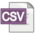 csv,text,file icon