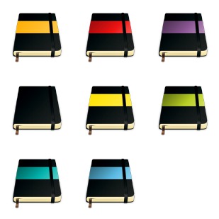 Moleskine icon sets preview