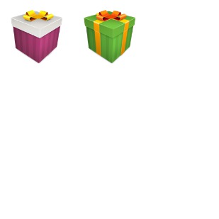 Christmas Gift icon sets preview