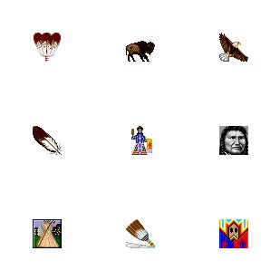 Native American icon sets preview