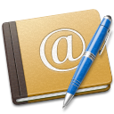 school, address, book, old, blue icon