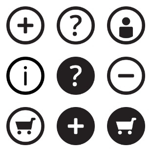 E-commerce icon sets preview