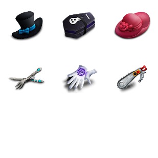 Kuroshitsuji icon sets preview