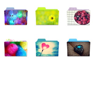 Cute Folders icon sets preview