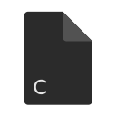 extension, format, c, file icon