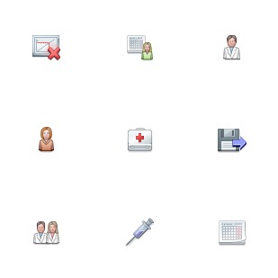 Free Medical Icons Set icon sets preview