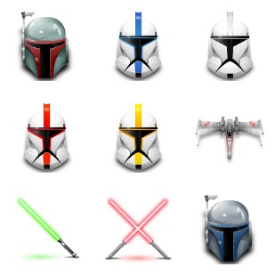 Star Wars icon sets preview