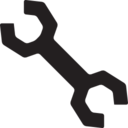 Wrench mechanic hand tool icon
