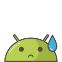 robot, mobile, tear, android, sad, emoji, mood icon