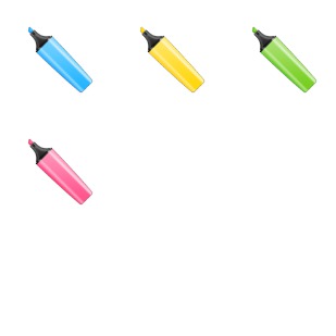 Stabilo Marker icon sets preview