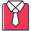office, shirt, men, business, clothes, formal, tie icon