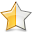 half, star, rating icon