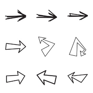 arrow icon sets preview