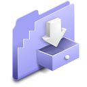 box, drop, folder icon