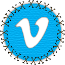 vimeo, yama, seam, video, patch, social, social network icon