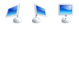 LCD iMac icon sets preview