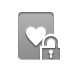 card, hearts, open, lock, game icon