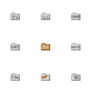 Primitive Folder icon sets preview