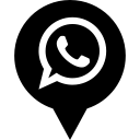 media, social, whatsapp, logo icon