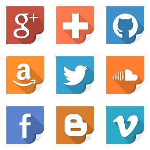 Social Network icon sets preview