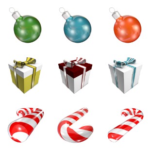 Christmas icon sets preview
