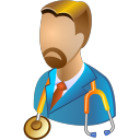 head, physician icon