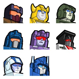Transformers X Vol. 2 icon sets preview