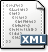 xml, gnome, mime, document, file, text icon