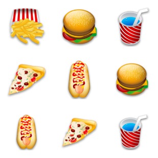 Food Sigma Tiny icon sets preview