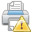 error, exclamation, print, alert, warning, wrong, printer icon
