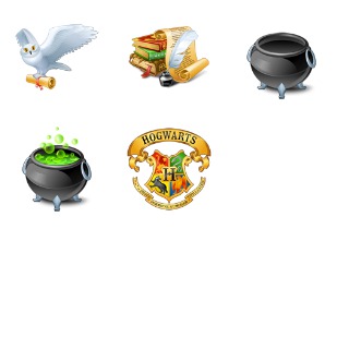 Harry Potter icon sets preview