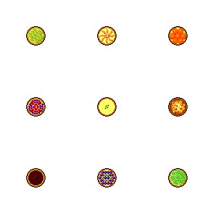 Fruits Tart icon sets preview