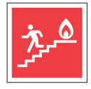 sos, stairs, emergency, sign, code, exit, fire icon