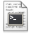 mime, shellscript, application icon