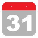 calendar, schedule, three, event, thirty one, one, hovytech icon