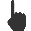 Finger, One icon