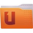 folder, one, ubuntu icon