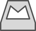 mailbox, social, network, brand, logo icon