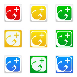 Google Plus icon sets preview